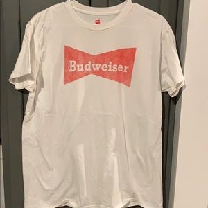 Budweiser beer logo tshirt